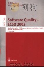 Software Quality-ECSQ 2002     PDF电子版封面     
