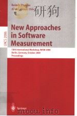New Approaches in Software Measurement     PDF电子版封面  3540417273   