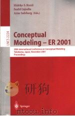 Conceptual Modeling-ER 2001     PDF电子版封面     