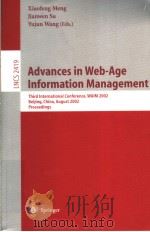 Advances in Web-Age Information Management     PDF电子版封面  3540440453   