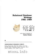 Relational Database Writings 1985-1989     PDF电子版封面     