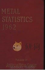 METAL  STATISTICS  1962     PDF电子版封面     