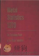 METAL  STATISTICS  1970     PDF电子版封面     