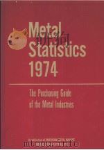 METAL  STATISTICS  1974     PDF电子版封面     