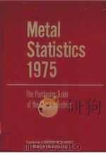 METAL  STATISTICS  1975     PDF电子版封面     