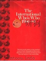 THE INTERNATIONAL WHO'S WHO 1980-81  FORTY-FOURTH EDITION     PDF电子版封面     
