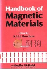 HANDEBOOK OF MAGNETIC MATERIALS  VOLUME 12     PDF电子版封面  0444502491  K.H.J.BUSCHOW 