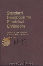 STANDARD HANDBOOK FOR ELECTRICAL ENGINEERS  SECTION 10 POWER-SYSTEM COMPONENTS     PDF电子版封面    DONALD G.FINK  H.WAYNE BEATY 