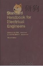 STANDARD HANDBOOK FOR ELECTRICAL ENGINEERS  SECTION 12 ECONOMICS OF BUIK ELECTRIC POWER SUPPLY     PDF电子版封面    DONALD G.FINK  H.WAYNE BEATY 