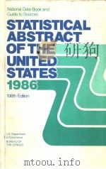 STATISTICAL ABSTRACT OF THE UNITED STATES 1986 106TH EDITION     PDF电子版封面     