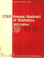 ANNUAL ABSTRACT OF STATISTICS 1979 EDITION     PDF电子版封面  0116307579  J.H.INGRAM 