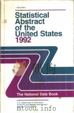 STATISTICAL ABSTRACT OF THE UNITED STATES 1992 112TH EDITION     PDF电子版封面     