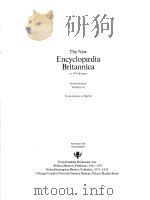 THE NEW ENCYCLOPAEDIA BRITANNICA IN 30 VOLUMES MACROPAEDIA VOLUME 16 KNOWLEDGE IN DEPTH  RUBENS SOMA     PDF电子版封面  0852293607   