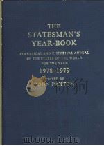 THE STATESMAN‘S YEAR-BOOK 1978-1979   1978  PDF电子版封面    IOHN PAXTON 