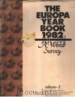 THE EUROPA YEAR BOOK 1982 A World Survey Volume I（1926 PDF版）