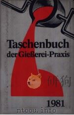 Taschenbuch der GieBerei-Praxis 1981     PDF电子版封面    Herausgegeben von Dipl.-lng.E. 