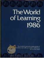 THE WORLD OF LEARNING 1986     PDF电子版封面    THIRTY-SIXTH EDITION 