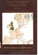 MAJOR COMPANIES OF EUROPE 1986  VOLUME 2     PDF电子版封面    R·M·WHITESIDE 