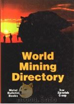 World Mining Directory     PDF电子版封面  1900663430   