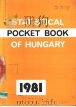 STATISTICAL POCKET BOOK OF HUNGARY 1981     PDF电子版封面     