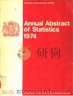 Annual Abstract of Statistics 1974  No 111     PDF电子版封面  0116301244   