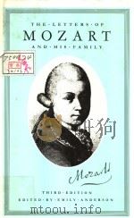 THE LETTERS OF MOZART AND HIS FAMILY     PDF电子版封面  0333398327  EMILY ANDERSON 
