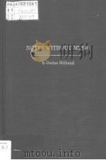 NOTES without MUSIC An Autobiography     PDF电子版封面     