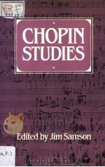Chopin Studies（1988 PDF版）
