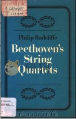 Beethoven's String Quartets   1978  PDF电子版封面  052129326X  PHILIP RADCLIFFE 