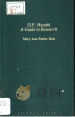 G.F.Handel A Guide to Research（ PDF版）