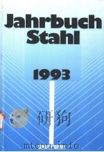 Jahrbuch Stahl 1993 Band 3     PDF电子版封面  3514001337   