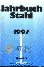 Jahrbuch Stahl 1997 Band 3     PDF电子版封面     