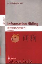 Information Hiding     PDF电子版封面     