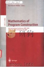 Mathematics of Program Construction     PDF电子版封面  3540438572   