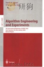 Algorithm Engineering and Experiments     PDF电子版封面  3540439773   