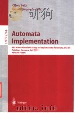 Automata Implementation     PDF电子版封面     
