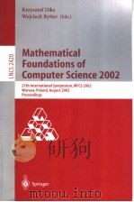 Mathematical Foundations of Computer Science 2002（ PDF版）