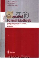 Integrated Formal Methods     PDF电子版封面  3540437037   