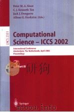 Computational Science-ICCS 2002 Part 3     PDF电子版封面  3540435948   