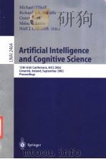 Artfificial Intelligence and Cognitive Science     PDF电子版封面  3540441840   