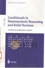 Conditionals in Nonmonotonic Reasoning and Belief Revision     PDF电子版封面     