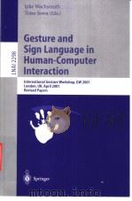 Gesture and Sign Language in Human-Computer Interaction（ PDF版）