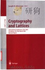 Cryptography and Lattices（ PDF版）