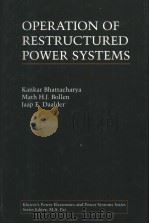 OPERATION OF RESTRUCTURED POWER SYSTEMS（ PDF版）