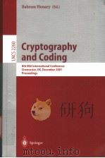 Cryptography and Coding     PDF电子版封面     