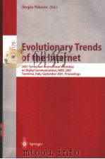 Evolutionary Trends of the Internet     PDF电子版封面     