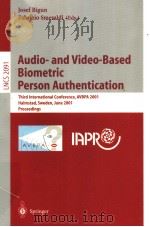Audio-and Video-Based Biometric Person Authentication（ PDF版）