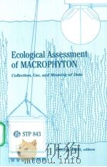 Ecological Assessment of Macrophyton     PDF电子版封面     