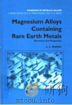 Magnesium Alloys Containing Rare Earth Metals（ PDF版）