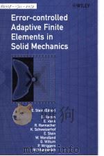 Error-controlled Adaptive Finite Solid Mechanics     PDF电子版封面     